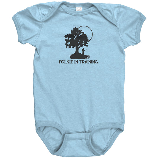 Folkie in Training Baby Body Suit (online only)