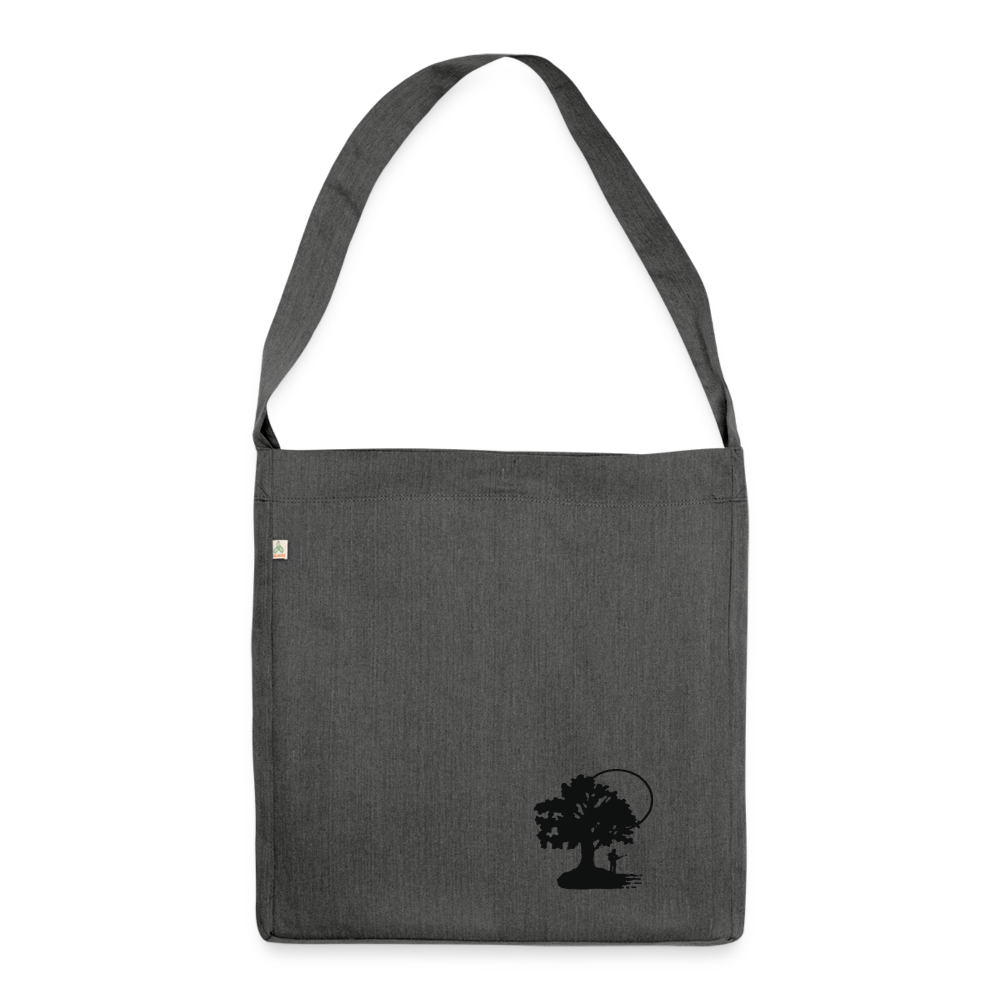Shoulder Bag made from recycled material (online only) - dark grey heather